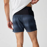 Brooks Journey 5-inch short de course à pied pour homme - Sonic Slate / Black