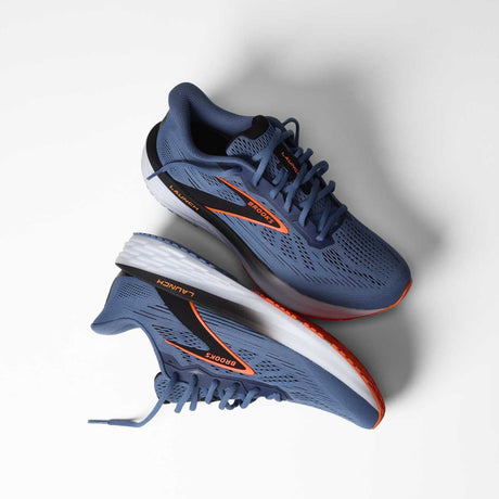 Brooks Launch 12 chaussures de course à pied homme - Moonlight / Black / Orange