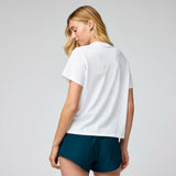 Brooks Graphic t-shirt de course à pied - White / Halogen Blue