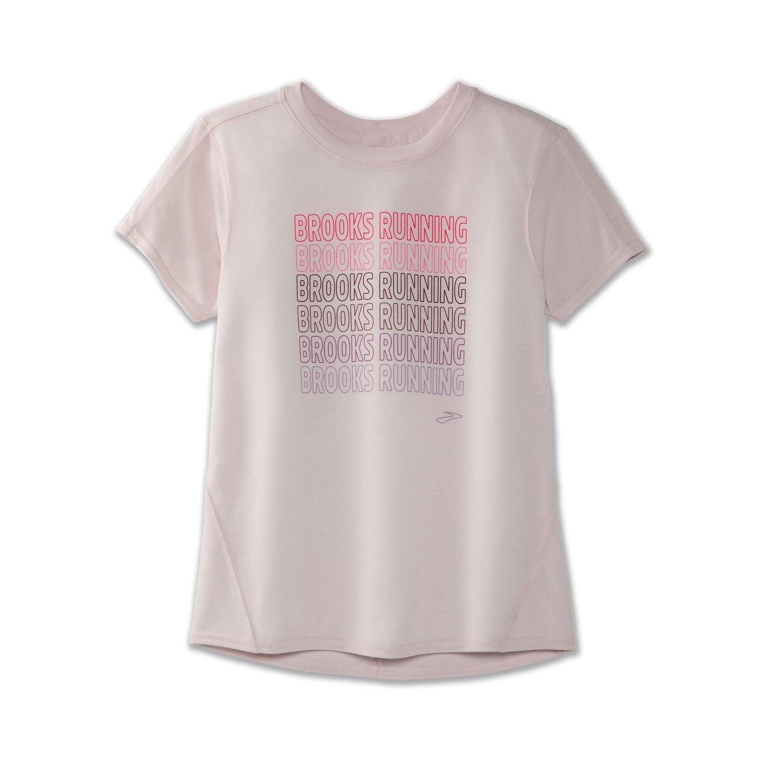 Brooks Brooks Distance Graphic T-shirt de course à manches courtes pour femme