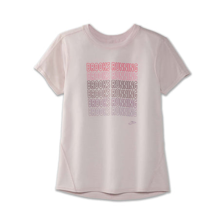 Brooks Brooks Distance Graphic T-shirt de course à manches courtes pour femme