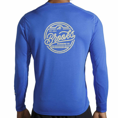 Brooks Brooks Distance Graphic t-shirt de course à manches longues pour homme