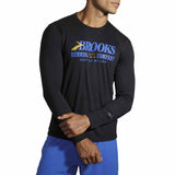 Brooks Brooks Distance Graphic t-shirt de course à manches longues pour homme