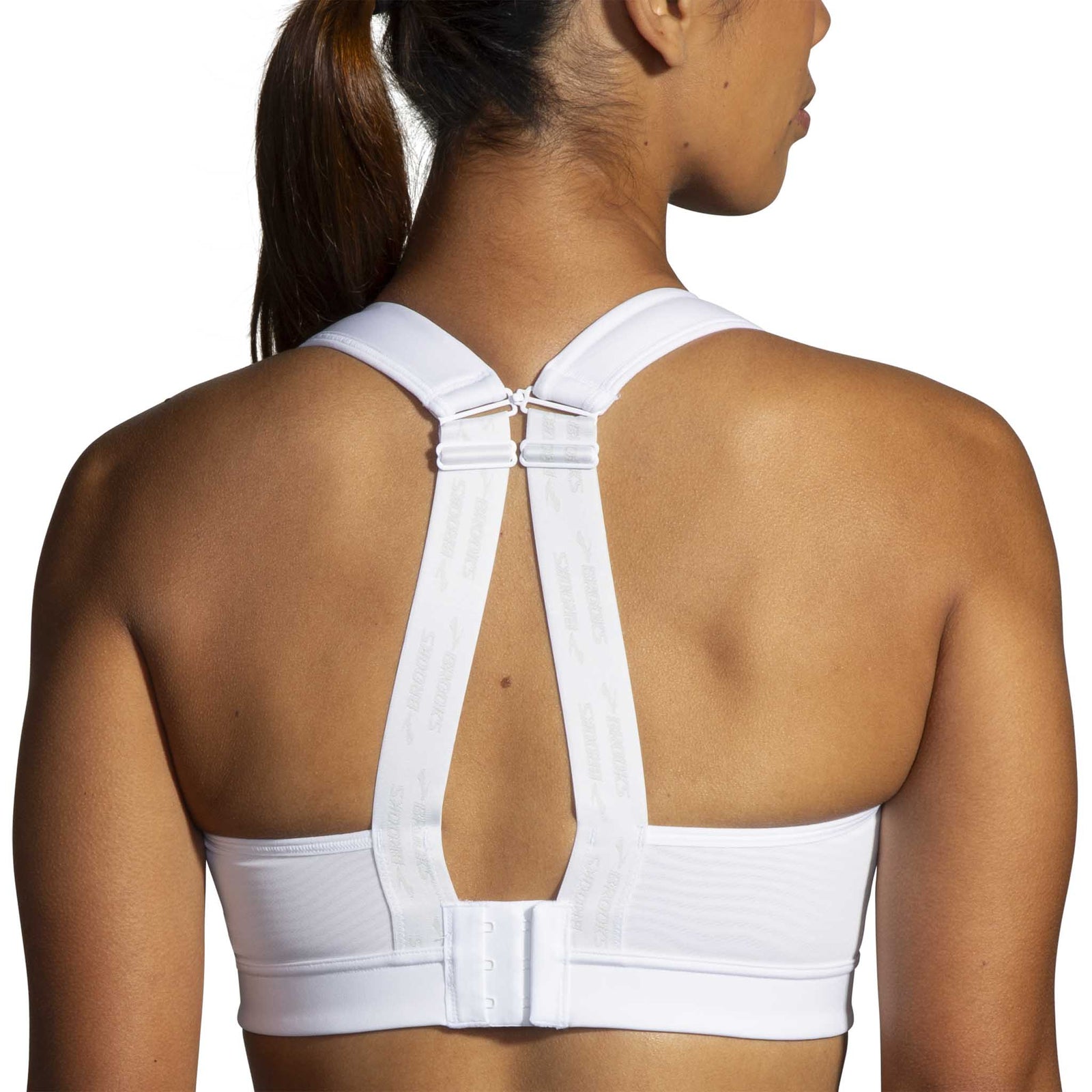 Brooks Drive Convertible 2.0 soutien-gorge de course à pied - Blanc