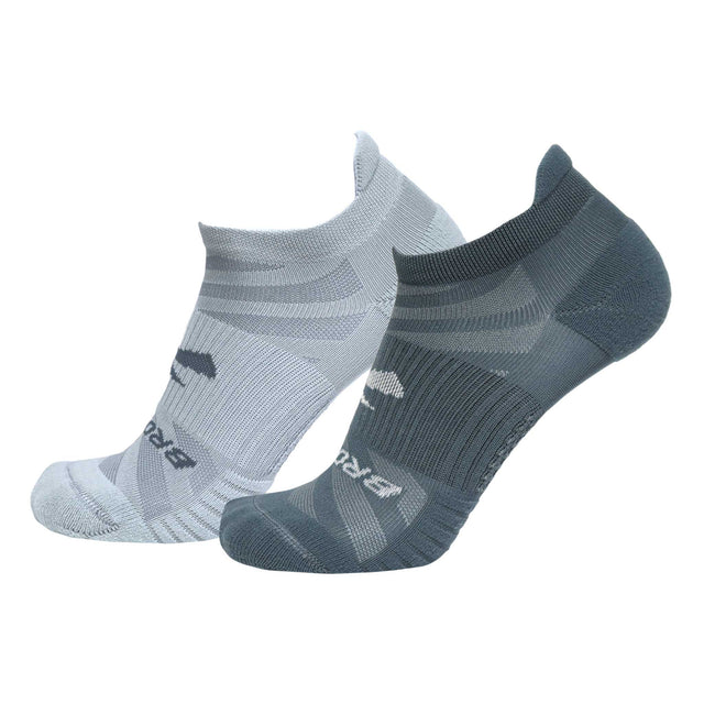 Brooks Brooks Ghost Lite No Show 2-Pack chaussettes de course à pied unisexes