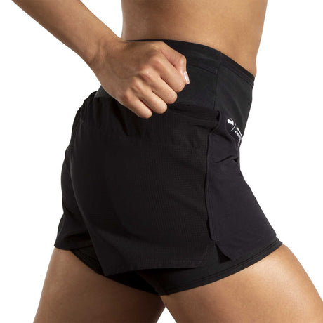 Brooks Brooks High Point short de course à pied 3 po 2-en-1 2.0 pour femme