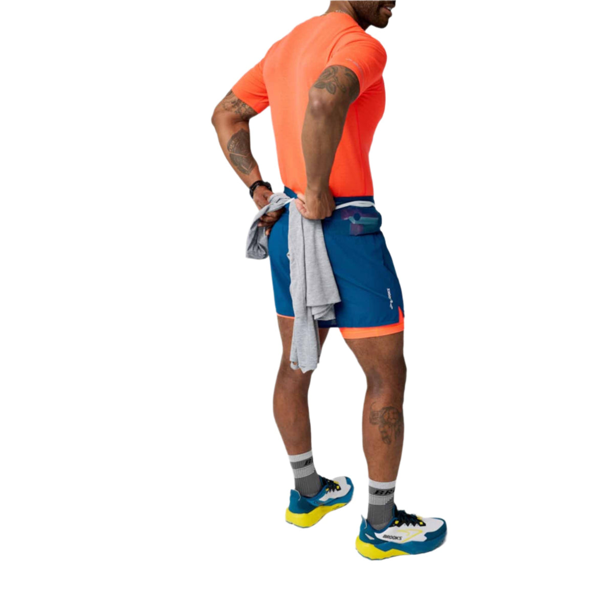 Brooks Brooks High Point short de course à pied 5 po 2-en-1 2.0 pour homme