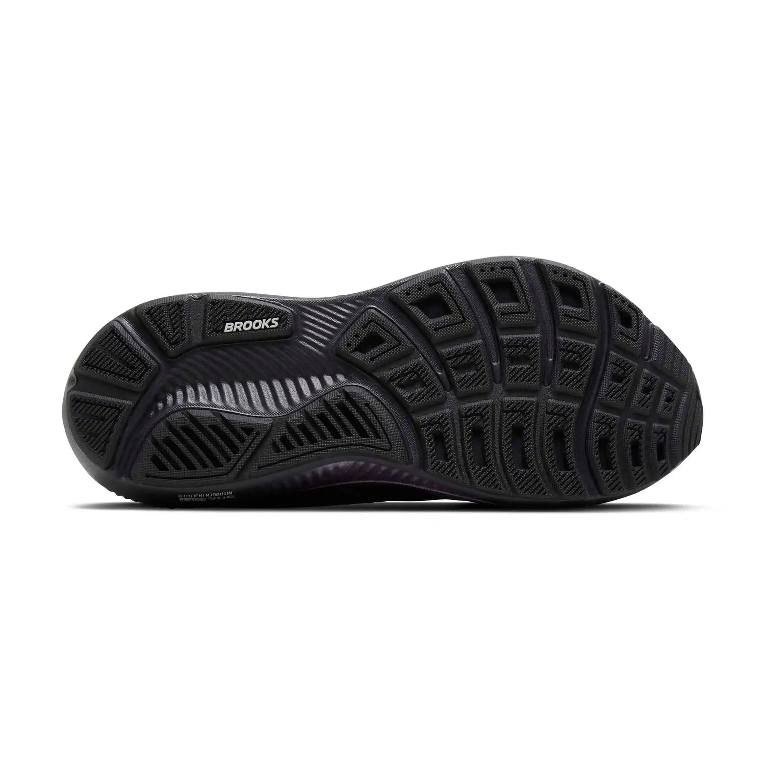 Brooks Ghost 18 chaussures de course femme - Ebony / Folkstone / Metallic