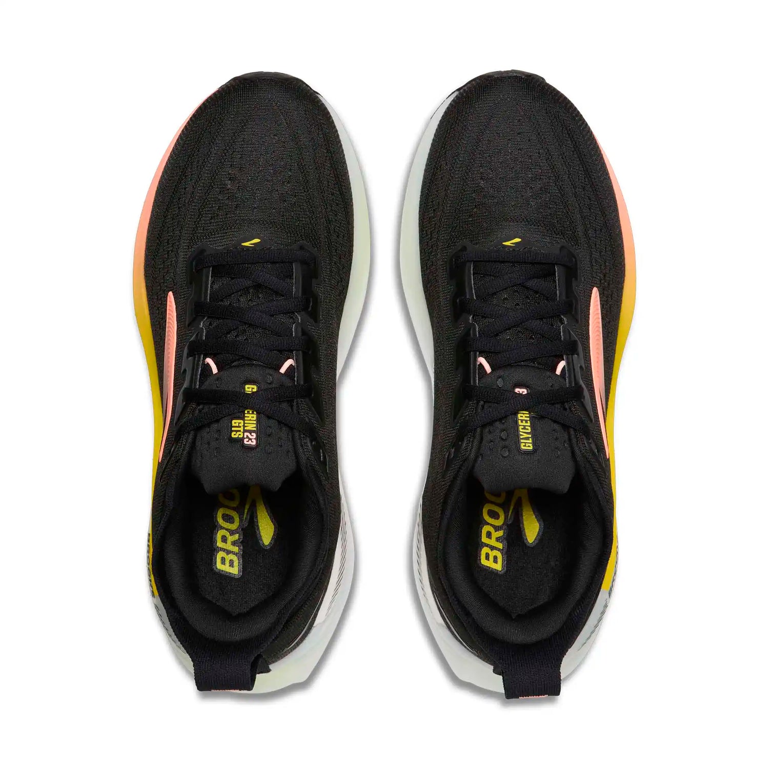Brooks Glycerin GTS 23 chaussures de course femme - Black / Peach / Nightlife