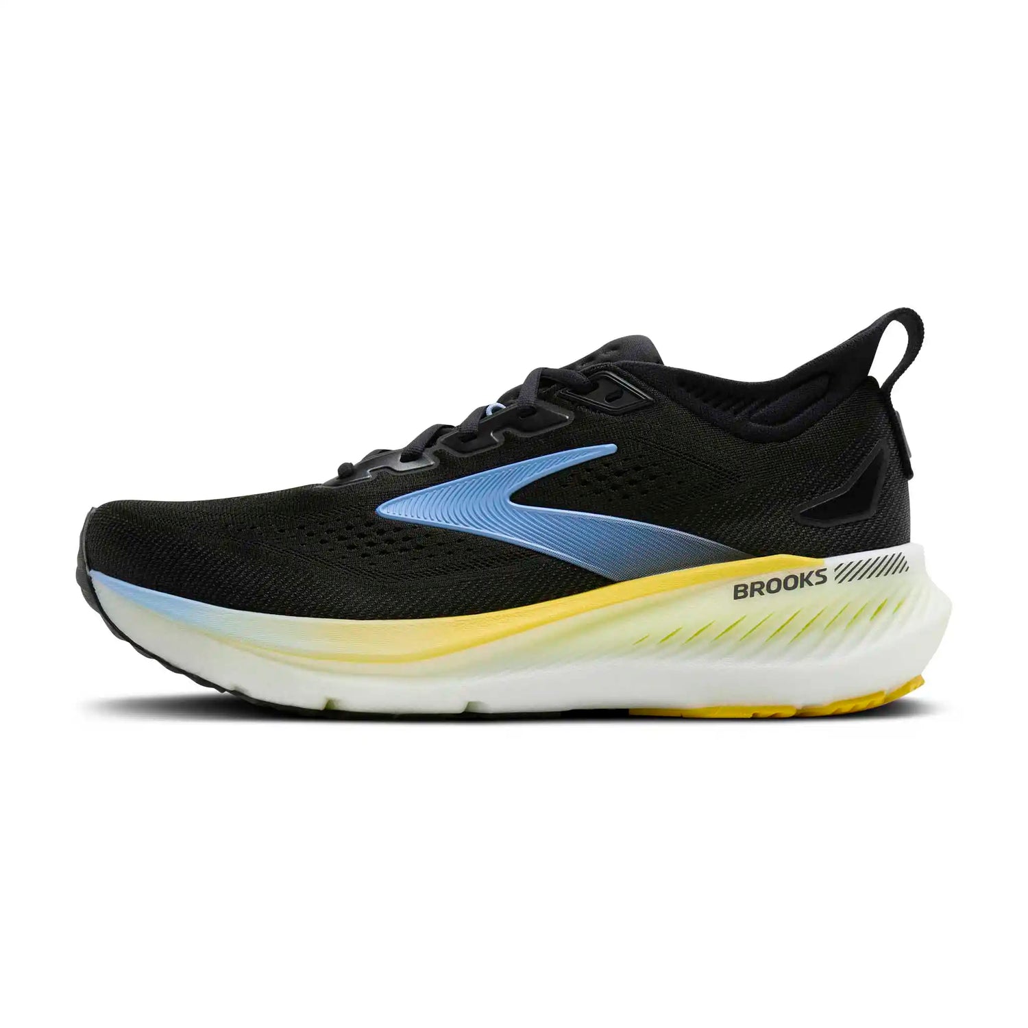 Brooks Glycerin GTS 23 chaussures de course homme - Black / Cyber Yellow / Nightlife
