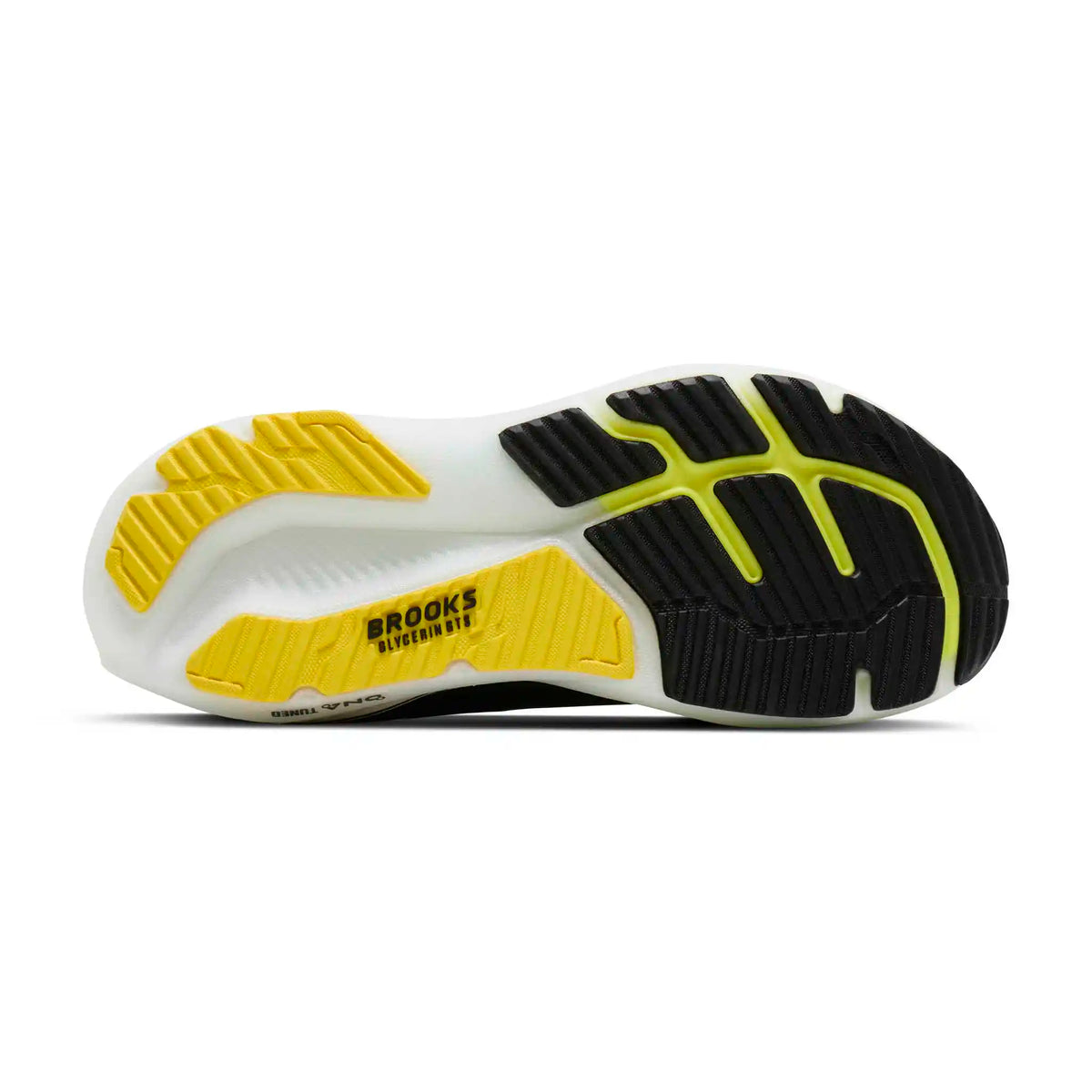 Brooks Glycerin GTS 23 chaussures de course homme - Black / Cyber Yellow / Nightlife