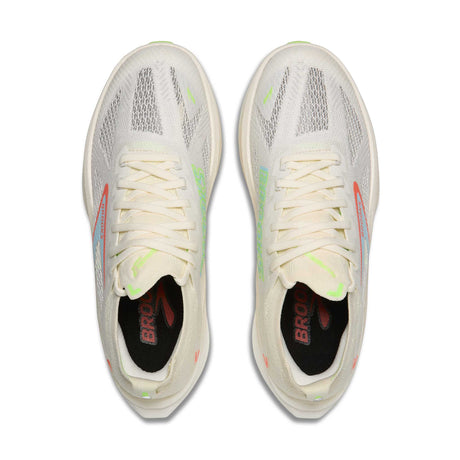 Brooks Hyperion Max 3 chaussures de course à pied homme -Coconut / Green Gecko / Pink Clay