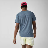 Brooks Luxe Short Sleeve T-shirt de course à manches courtes homme - Heather Slate Grey