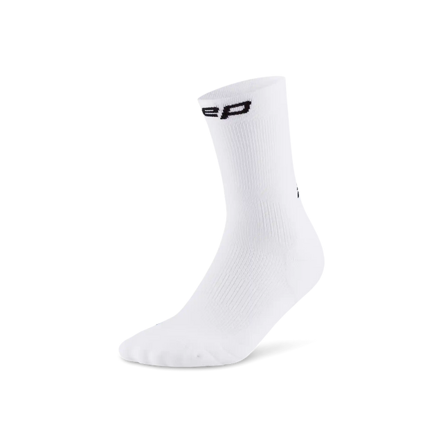 CEP Chaussettes Core Run Mid Cut pour homme - Blanc