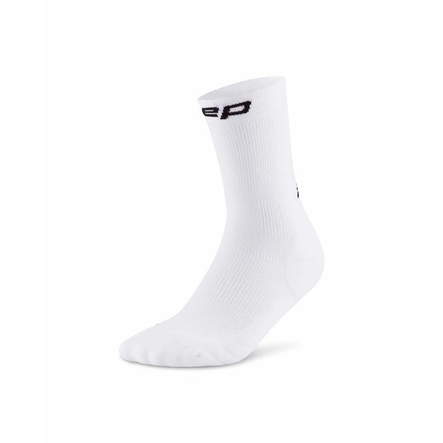 CEP Core Run Mid Cut Socks for Women - White