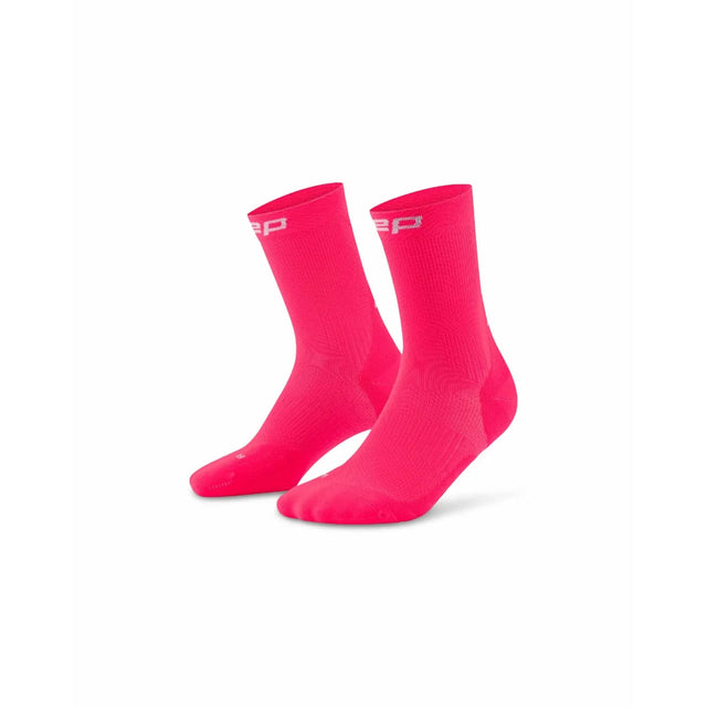 CEP Core Run Mid Cut Socks for Women - Pink