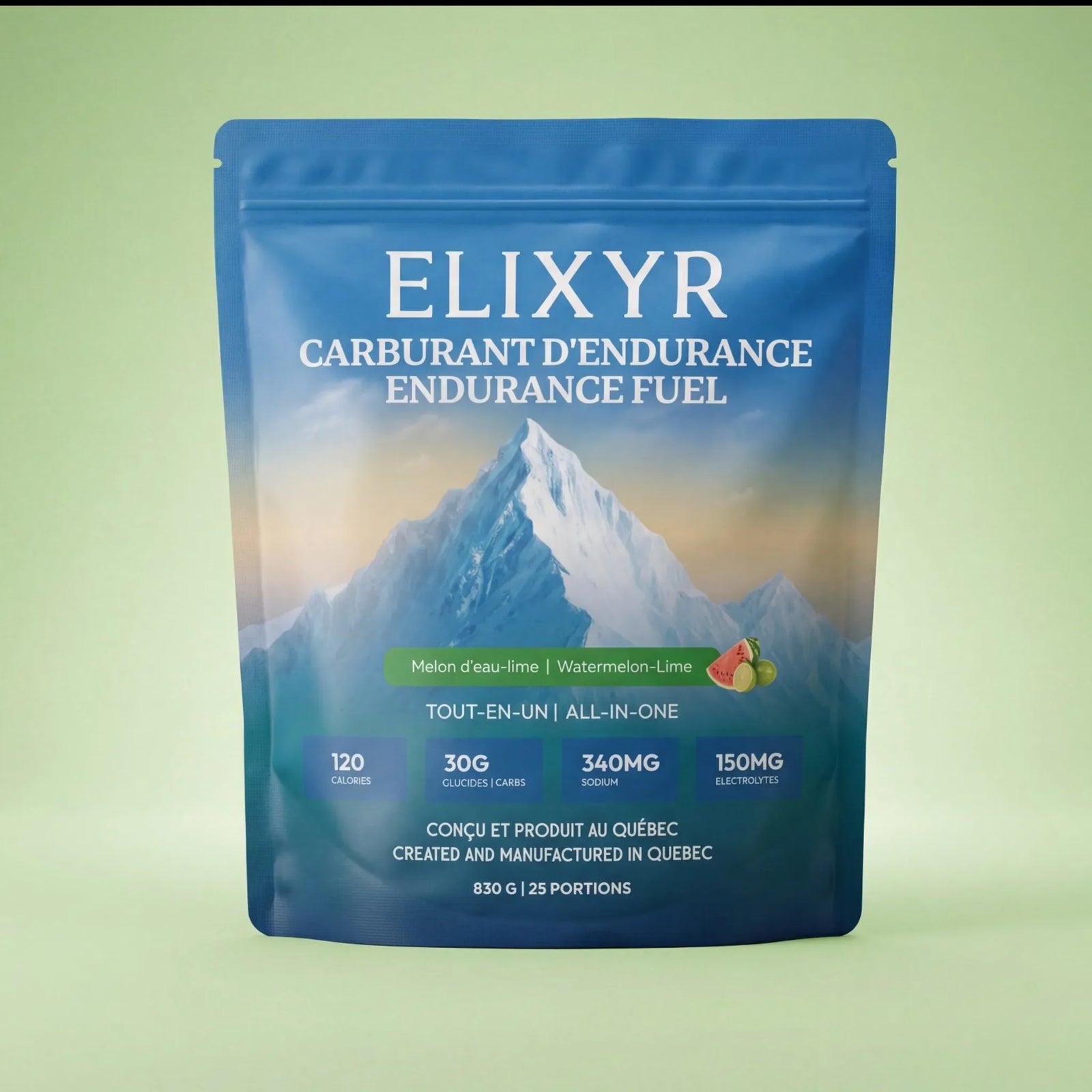 Elixyr Carburant d'endurance - Melon d'eau-Lime