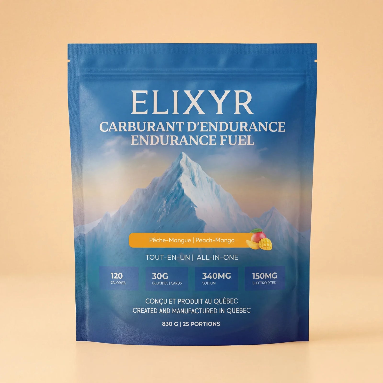 Elixyr Carburant d'endurance - Pêche-Mangue