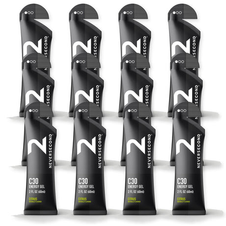 Neversecond C30 energy gel Citrus - box of 12