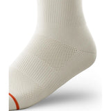 Outway Core Off White Crew unisex running sock - Off White - side view