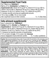 Krono Fizz Electrolytes - Wild Berries - Nutrition Facts