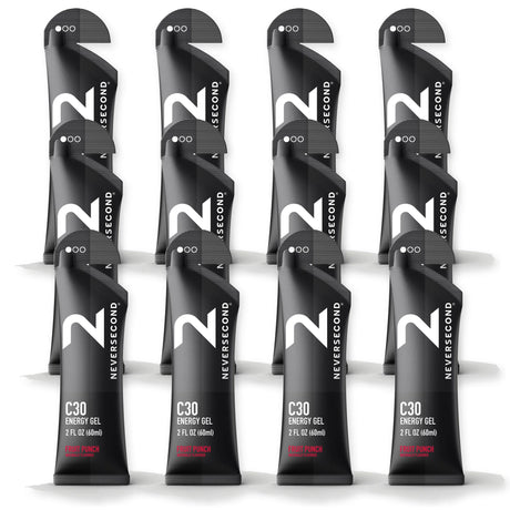 Neversecond C30 energy gel Fruit Punch - box of 12
