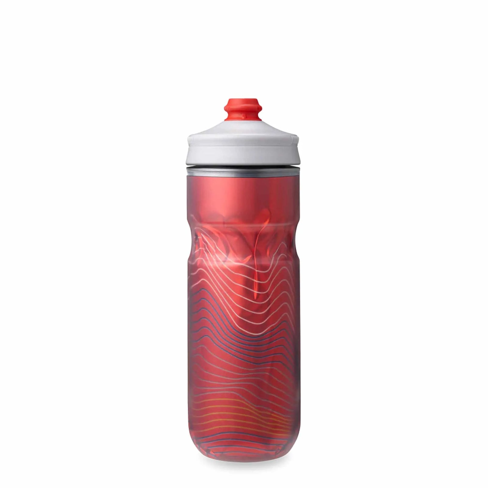 HydraPak Polar Surge 20 Oz Water Bottle - Ascent Red