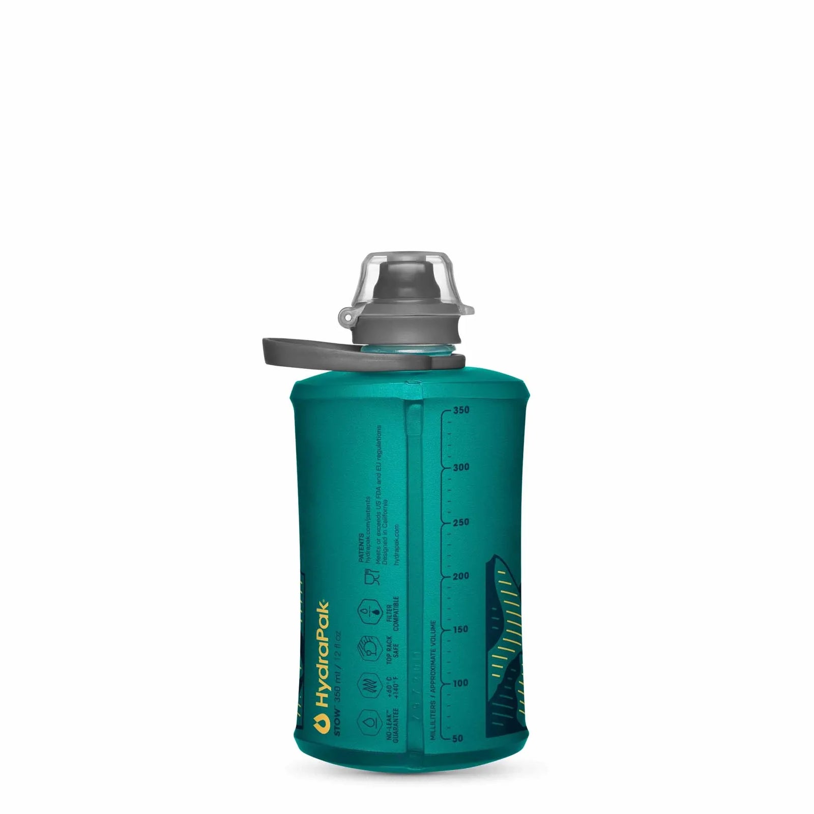 HydraPak Stow 350 ML Water Bottle - Glacier Blue