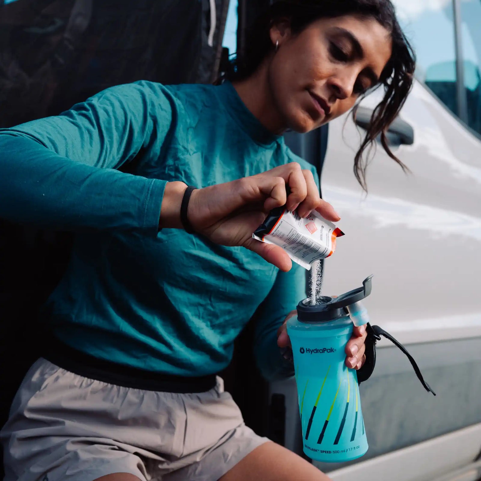 Hydrapak SkyFlask Speed 350 ml - Malibu Blue