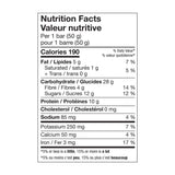 Nutrition Facts Krono Brownie Protein Bar
