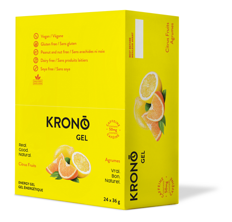 Krono Nutrition Citrus Energy Gel - Box of 24
