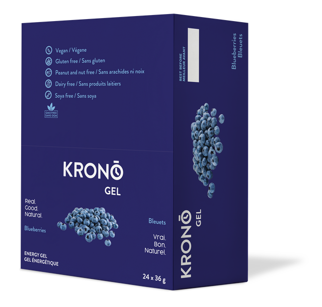 Krono Nutrition Gel énergétique Bleuets - Boîte de 24