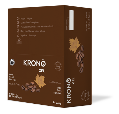 Krono Nutrition Maple & Coffee Energy Gel - Box of 24