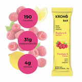 Krono Raspberry and Lemon Energy Bar - Box of 12
