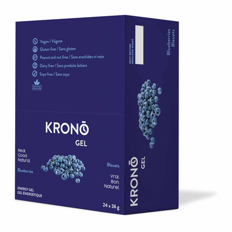 Krono Nutrition Blueberry Energy Gel - Box of 24