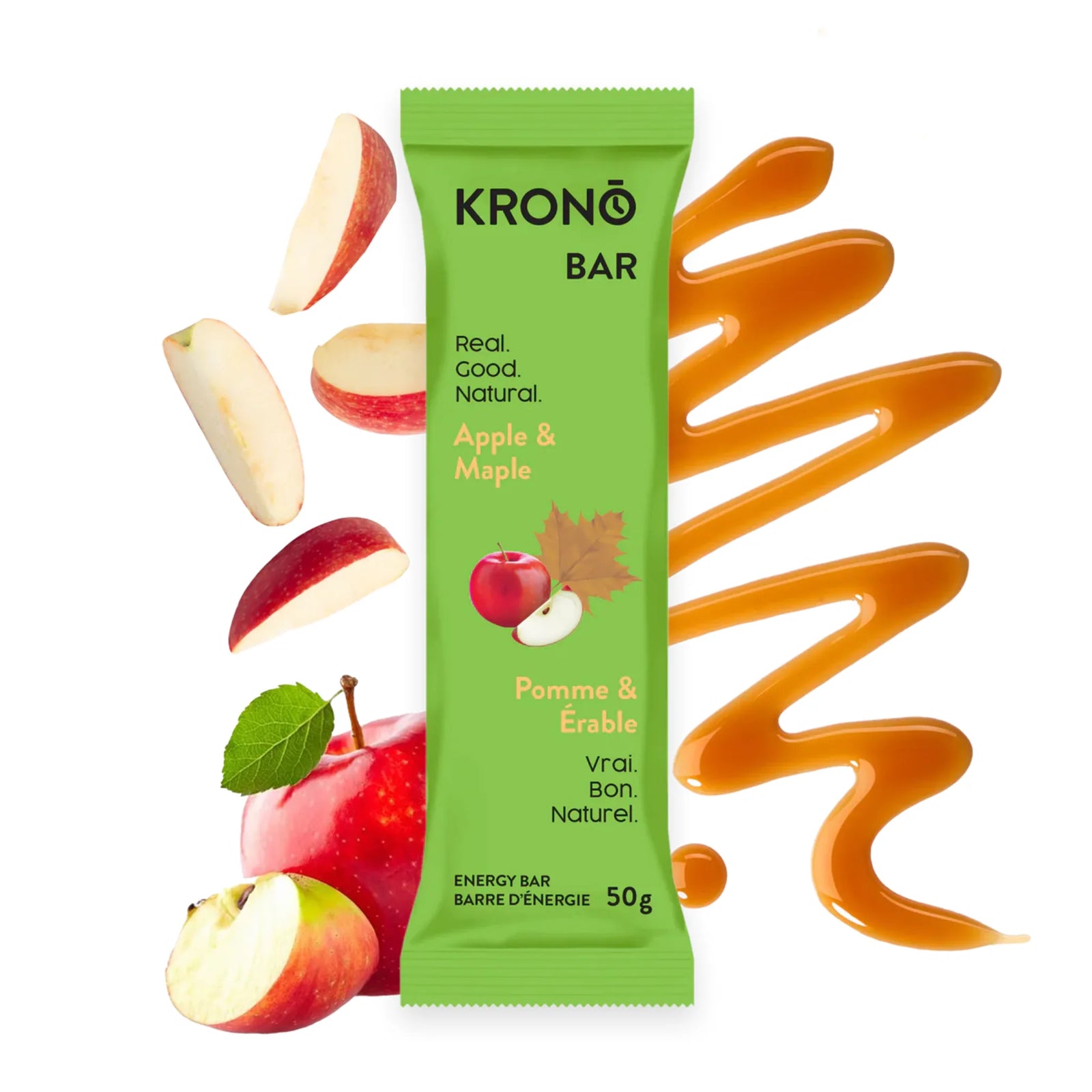 Krono Nutrition Energy Bar Apple & Maple - Single Bar
