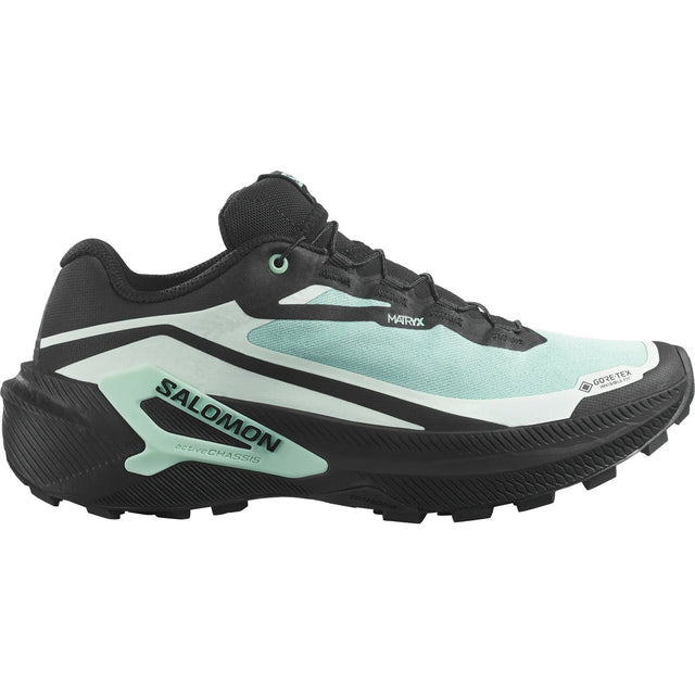 Salomon Genesis 2 GTX women's trail running shoes - Lichen / Black / Clearly Aqua