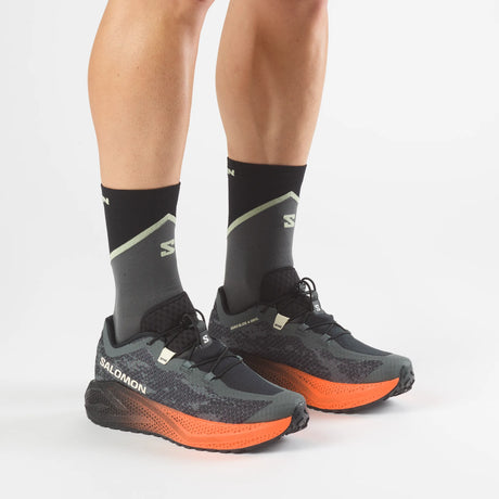 Salomon Aero Glide 4 GRVL chaussures de course à pied homme - Urban Chic / Black / Lime Cream