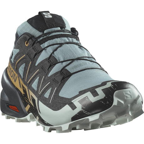 Salomon Speedcross 6 GTX chaussures de course à pied trail homme - Trooper / Black / Wood Thrush