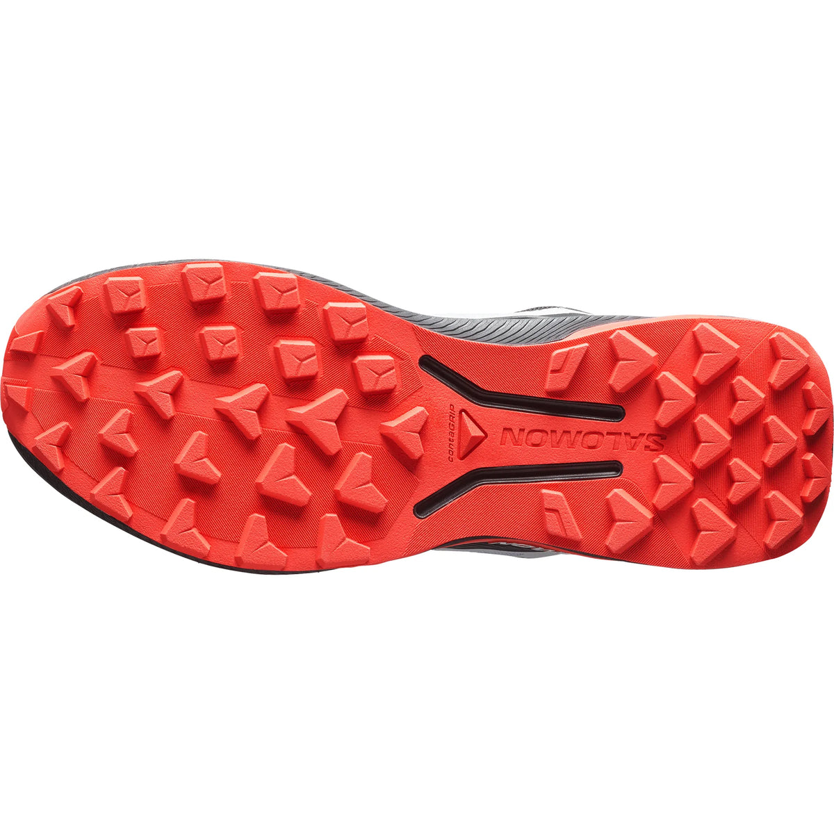 Salomon Genesis 2 GTX chaussures de course en sentier homme - Black / Fiery Red / Ftw Silver