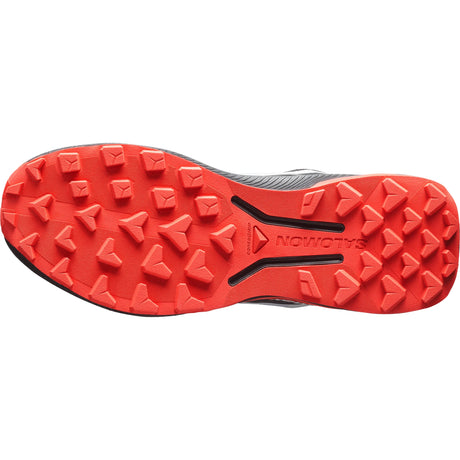 Salomon Genesis 2 GTX men's trail running shoes - Black / Fiery Red / Ftw Silver