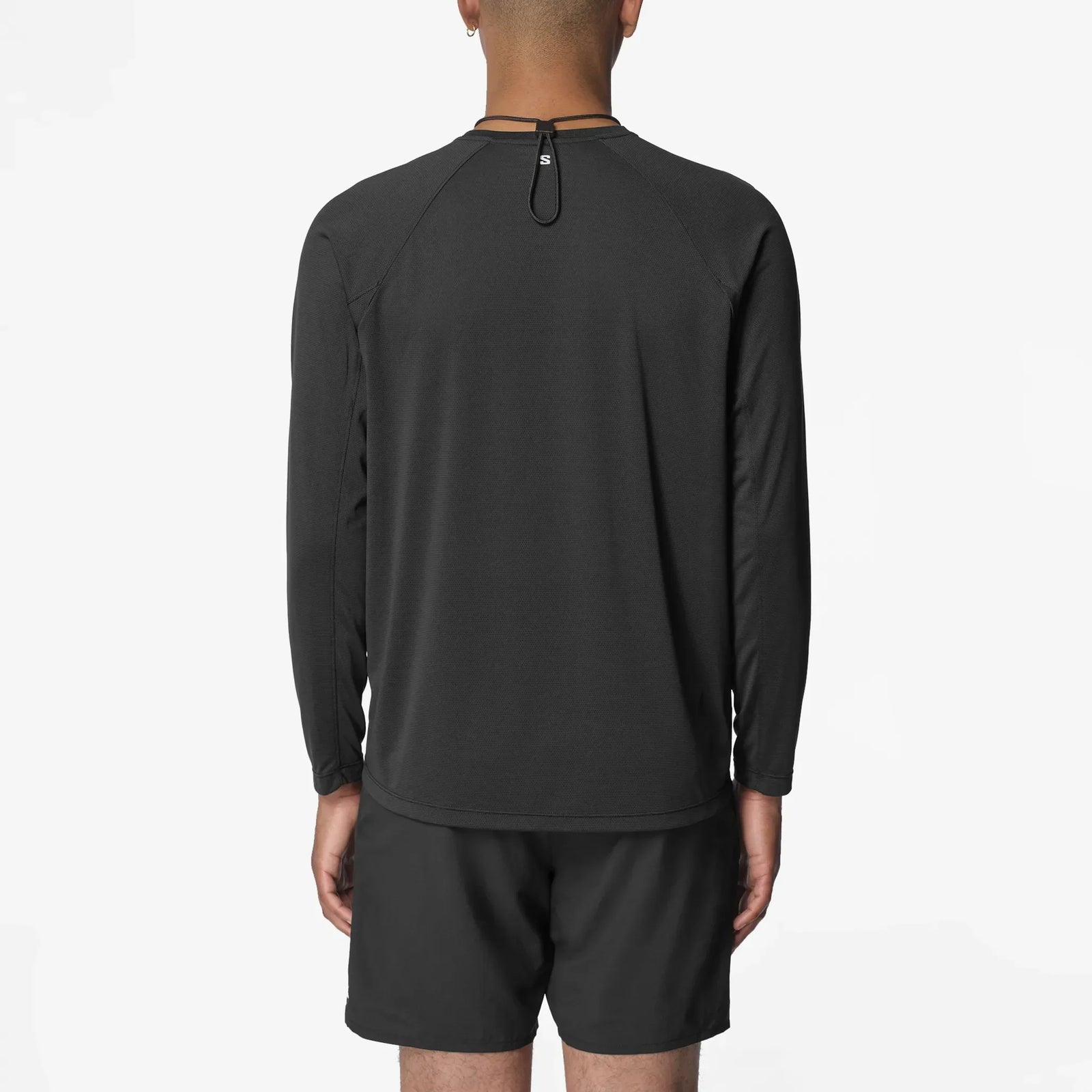 Salomon SHAKEout Core t-shirt de course à manches longues pour homme - Deep Black