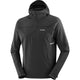 Salomon Sense Aero Hybrid veste mi-couche à demi-zip à capuchon pour homme - Deep Black