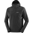 Salomon Sense Aero Hybrid veste mi-couche à demi-zip à capuchon pour homme - Deep Black