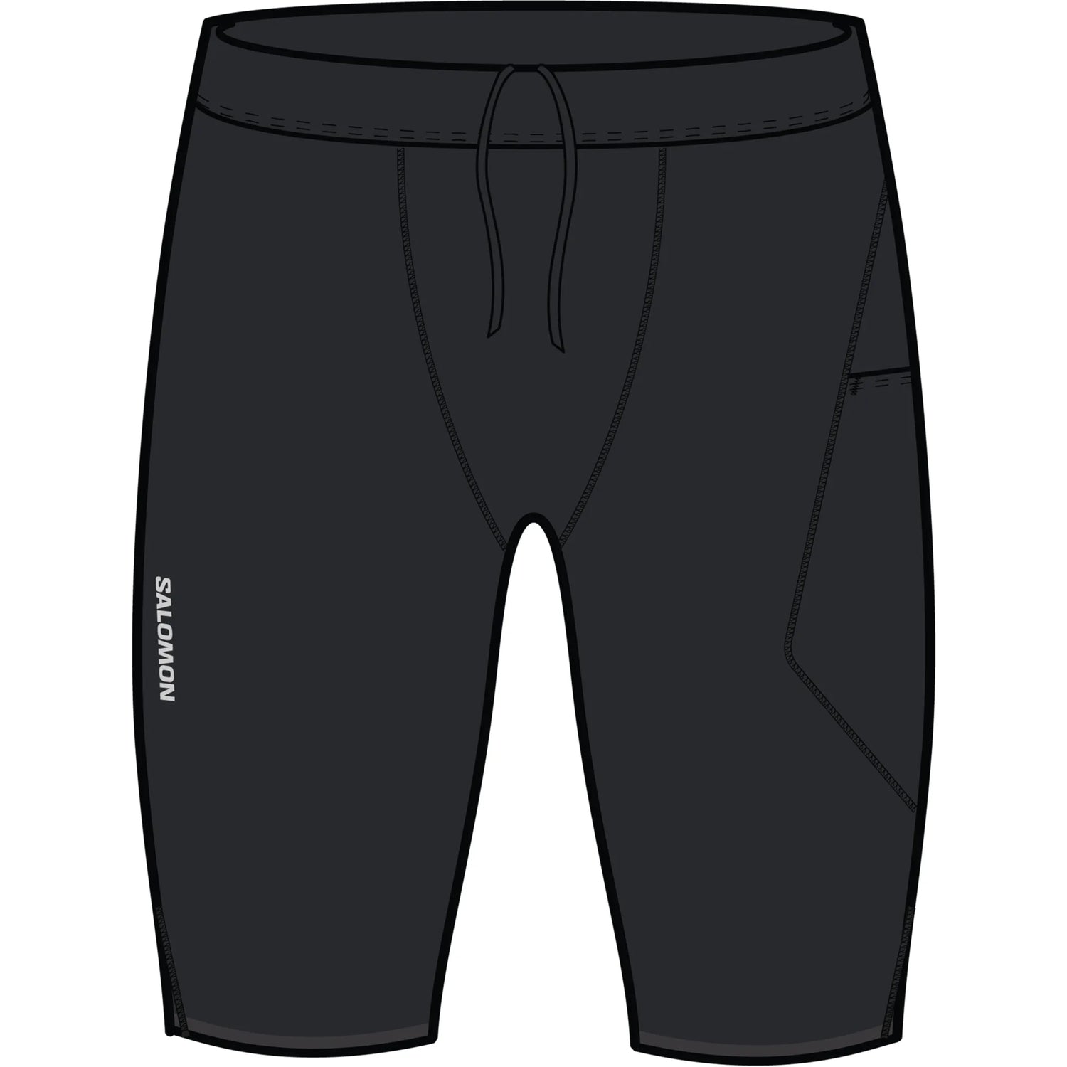 Salomon Sense Stow cuissard de course 9 po pour homme - Deep Black