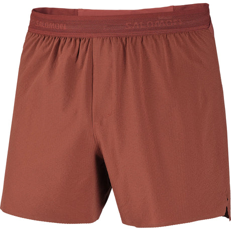 Salomon Sense Aero Stow short 5 po pour homme - Burnt Umber - vue de face