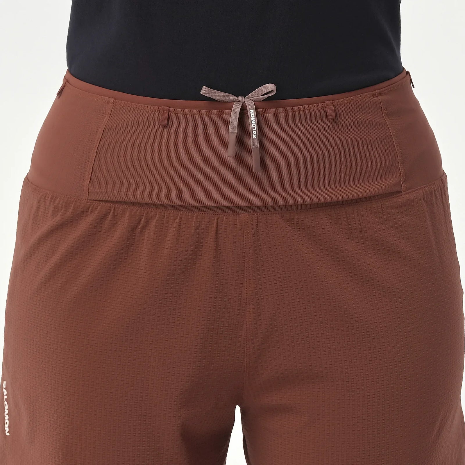 Salomon Sense Aero 2-en-1 short de trail 5 po pour femme - Burnt Umber