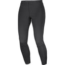 Salomon Sense Aero Softshell running tights for women - Deep Black - front view
