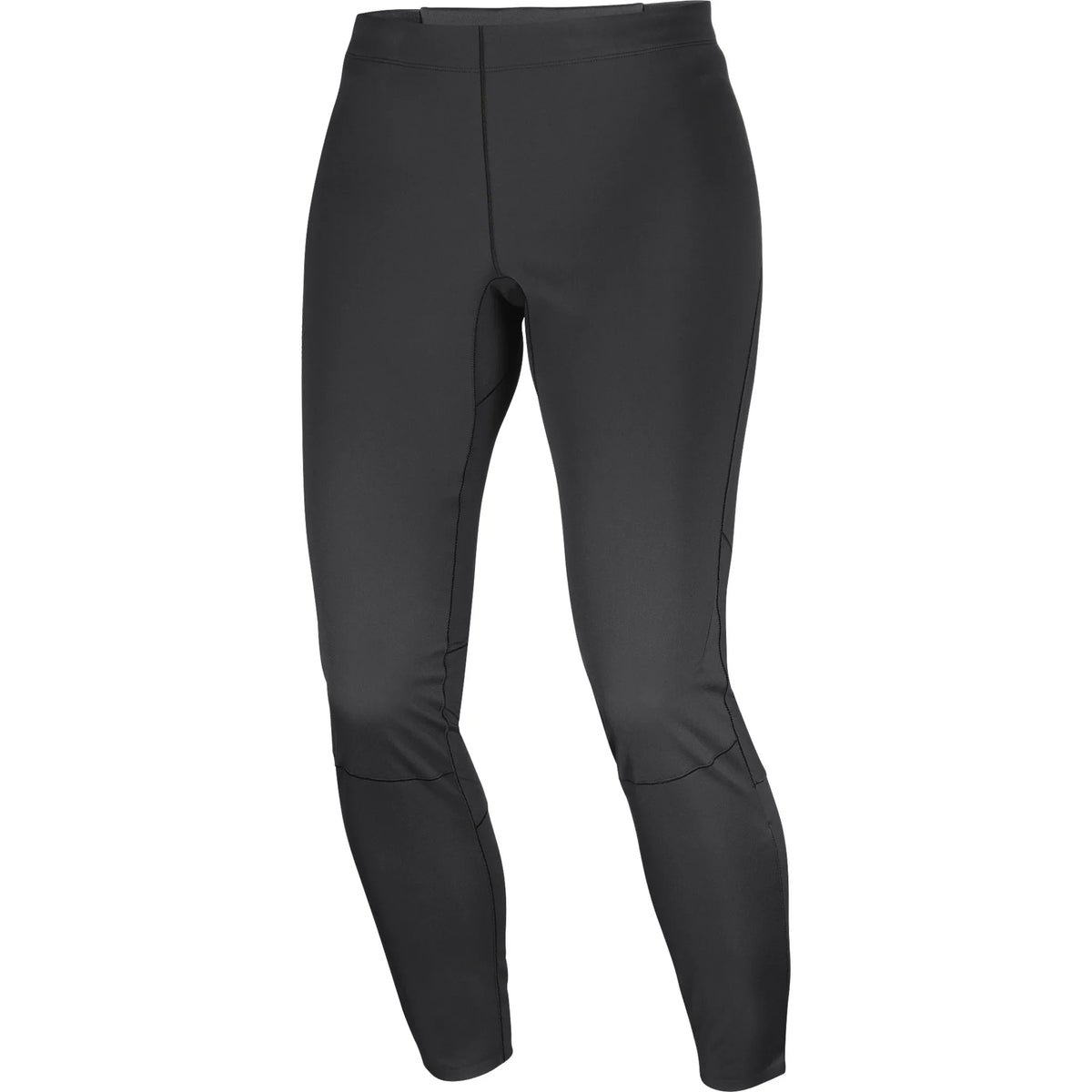 Salomon Sense Aero Softshell running tights for women - Deep Black - front view
