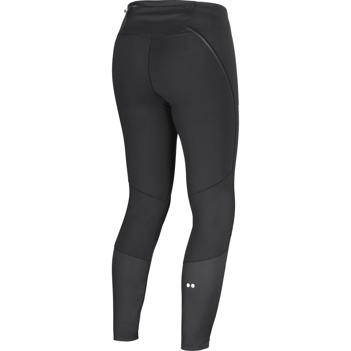 Salomon Sense Aero Softshell running tights for women - Deep Black - back view